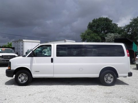 2006 Chevrolet Express LS 3500 Extended Passenger van Data, Info and Specs