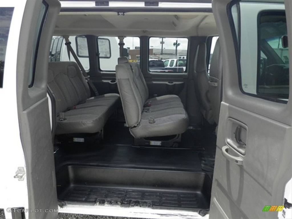 Medium Dark Pewter Interior 2006 Chevrolet Express LS 3500 Extended Passenger van Photo #67043076