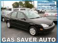 2007 Pitch Black Ford Focus ZX4 SE Sedan  photo #1