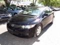 Crystal Black Pearl - Civic LX Coupe Photo No. 4