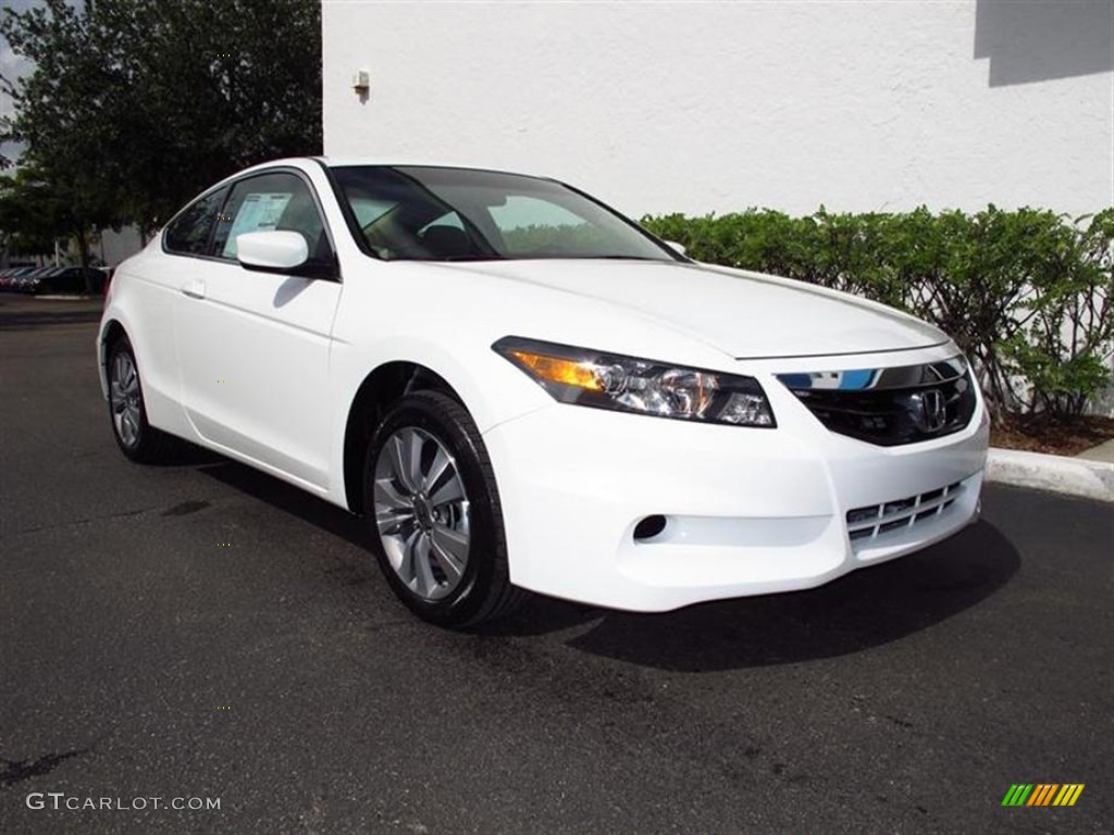 2012 Accord LX-S Coupe - Taffeta White / Ivory photo #1