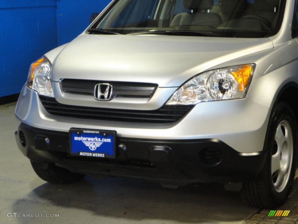 2009 CR-V LX 4WD - Alabaster Silver Metallic / Gray photo #3