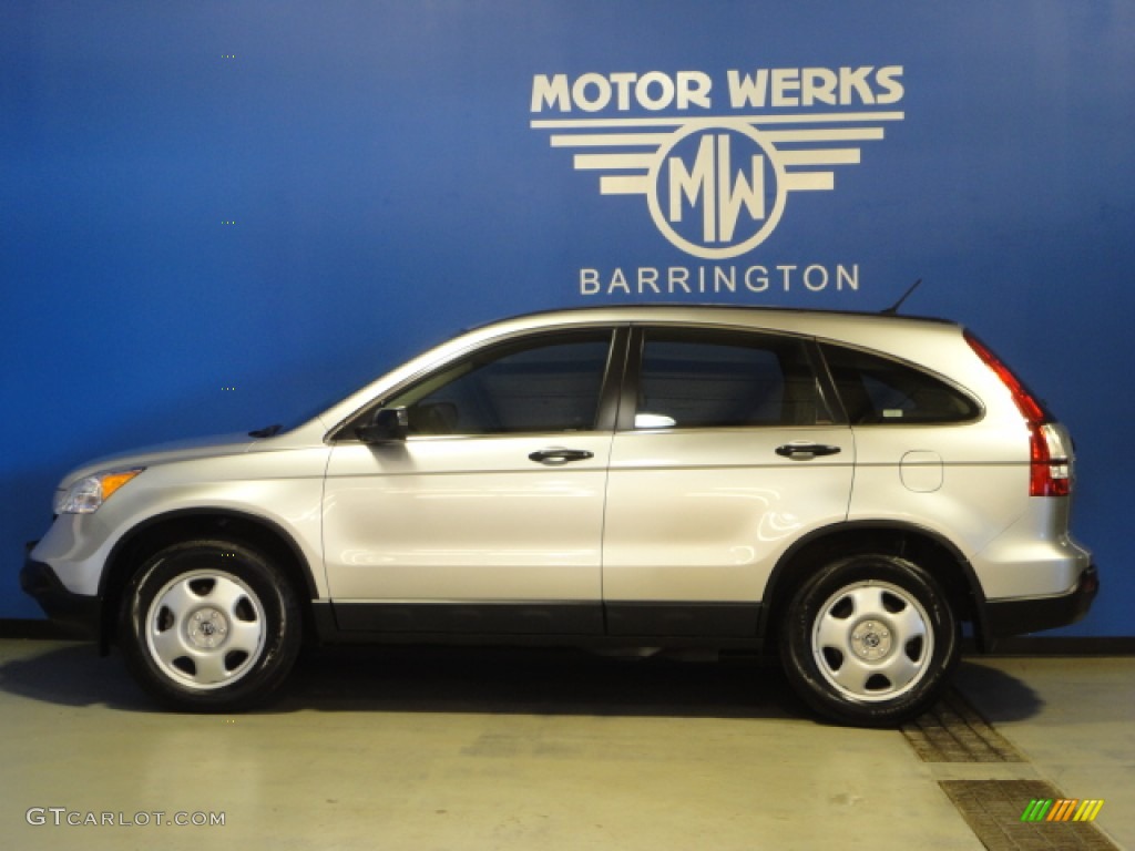 2009 CR-V LX 4WD - Alabaster Silver Metallic / Gray photo #5