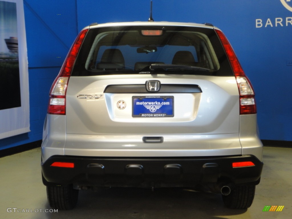 2009 CR-V LX 4WD - Alabaster Silver Metallic / Gray photo #7