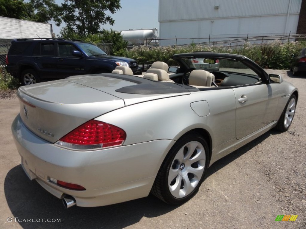 Mineral Silver Metallic 2004 BMW 6 Series 645i Convertible Exterior Photo #67046861