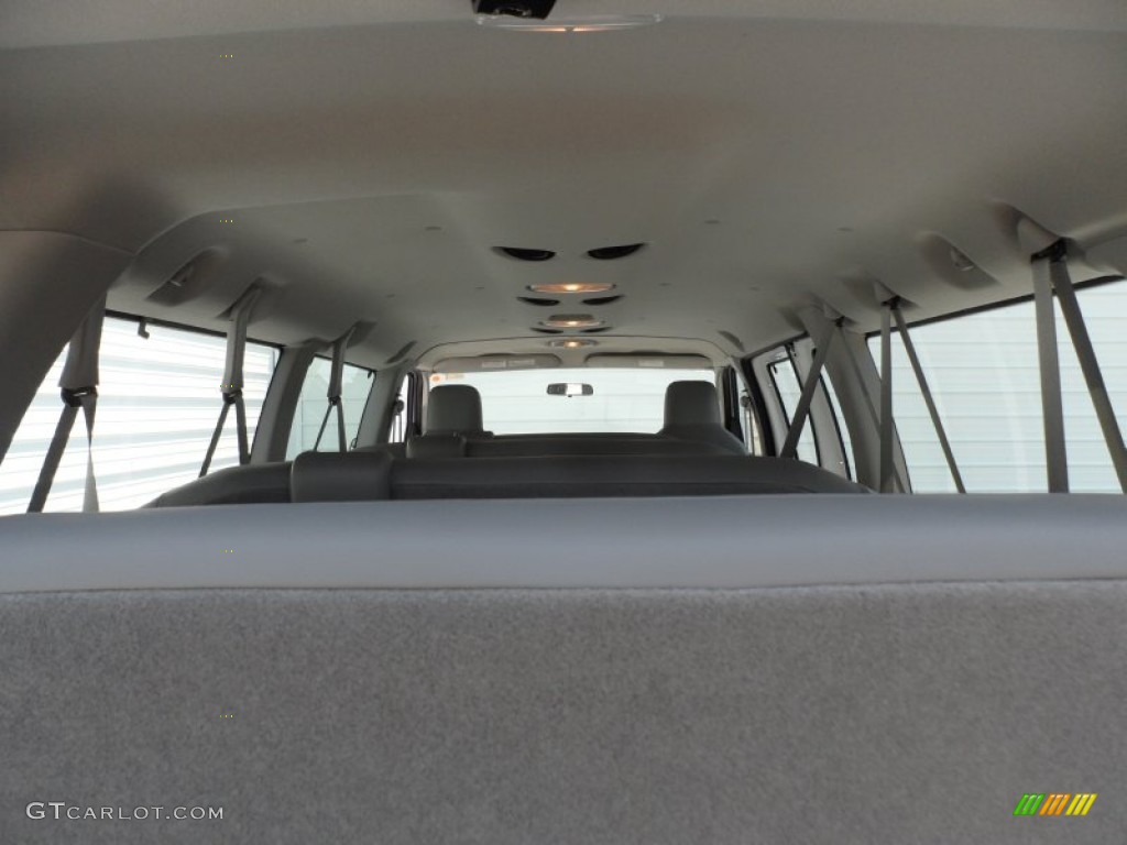 Medium Flint Interior 2012 Ford E Series Van E350 XL Extended Passenger Photo #67047291