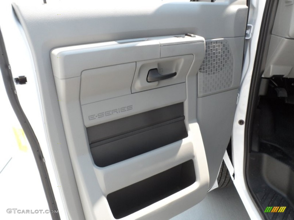 2012 Ford E Series Van E350 XL Extended Passenger Medium Flint Door Panel Photo #67047300