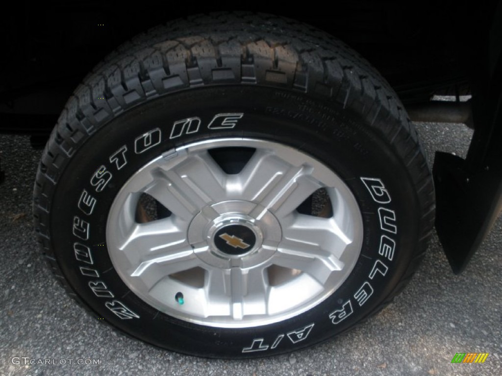 2011 Silverado 1500 LTZ Crew Cab - Black / Ebony photo #15