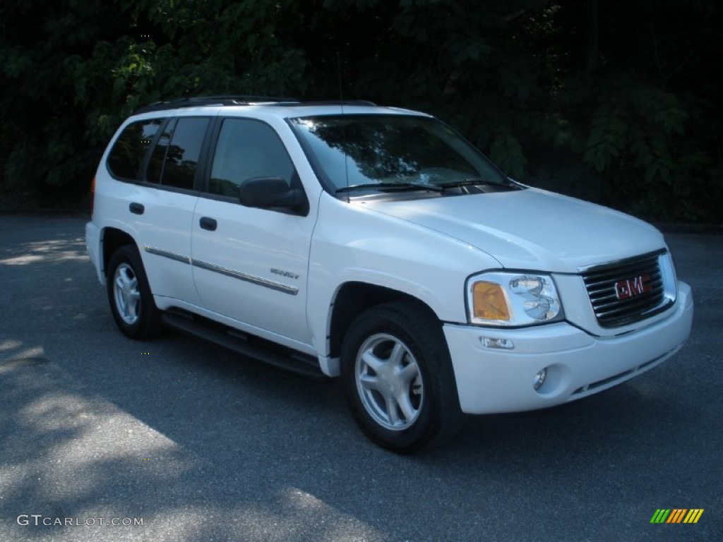 2006 Envoy SLT - Summit White / Light Gray photo #1