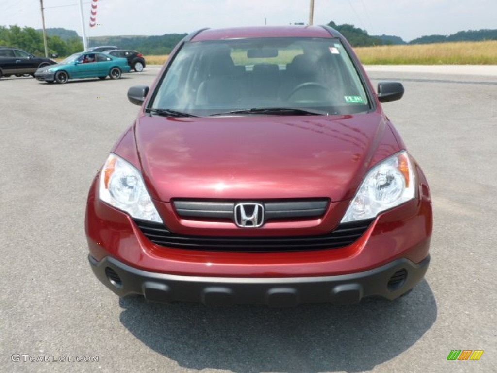 2009 CR-V LX 4WD - Tango Red Pearl / Gray photo #2