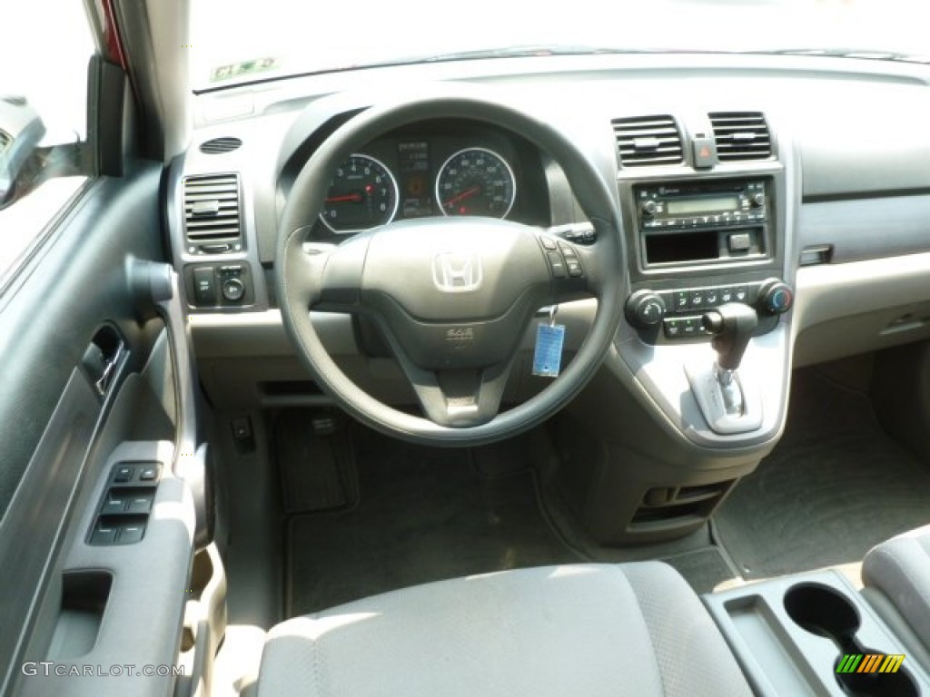 2009 CR-V LX 4WD - Tango Red Pearl / Gray photo #15