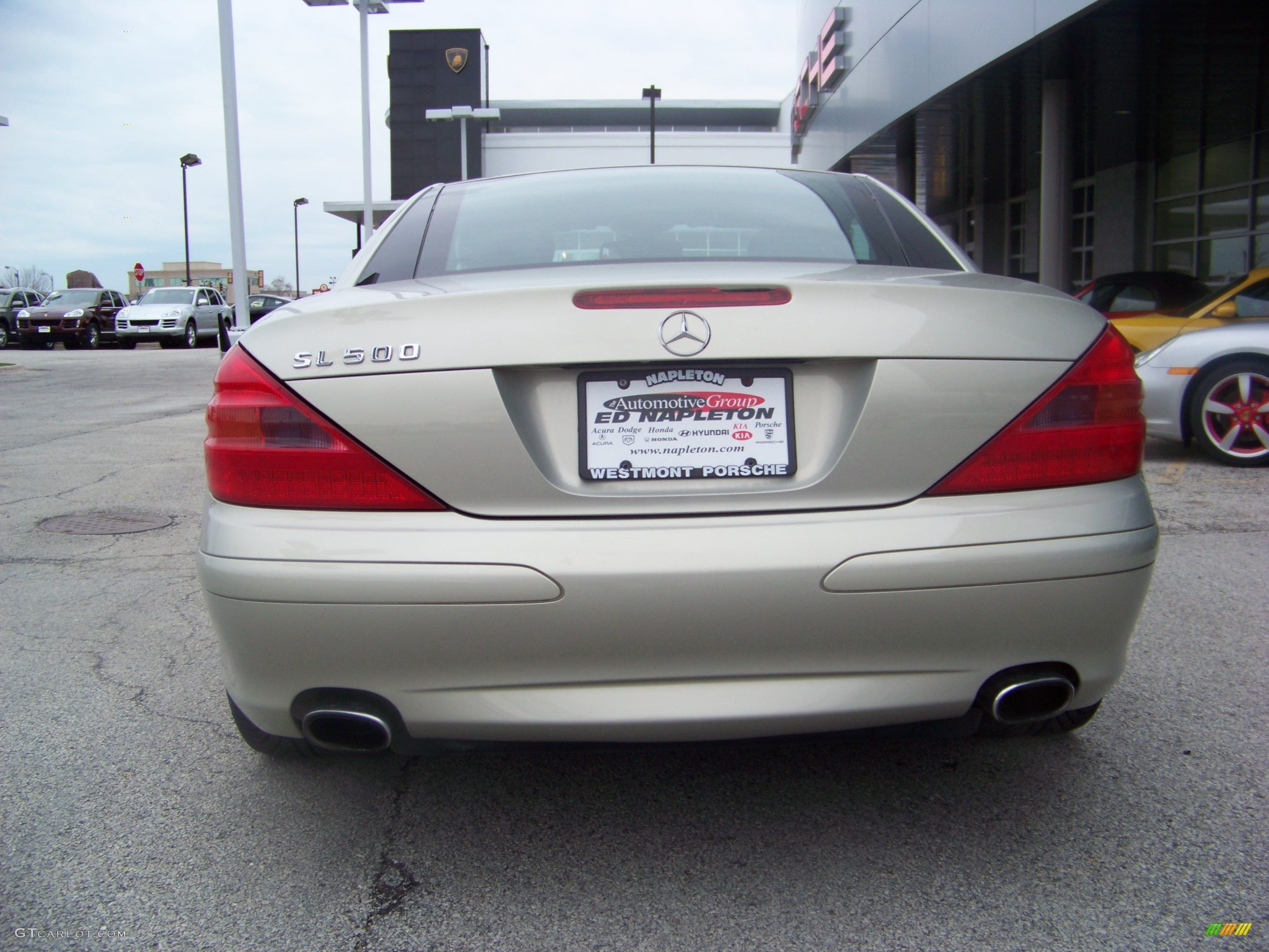 2003 SL 500 Designo Edition Roadster - designo Silver Metallic / designo Charcoal photo #3