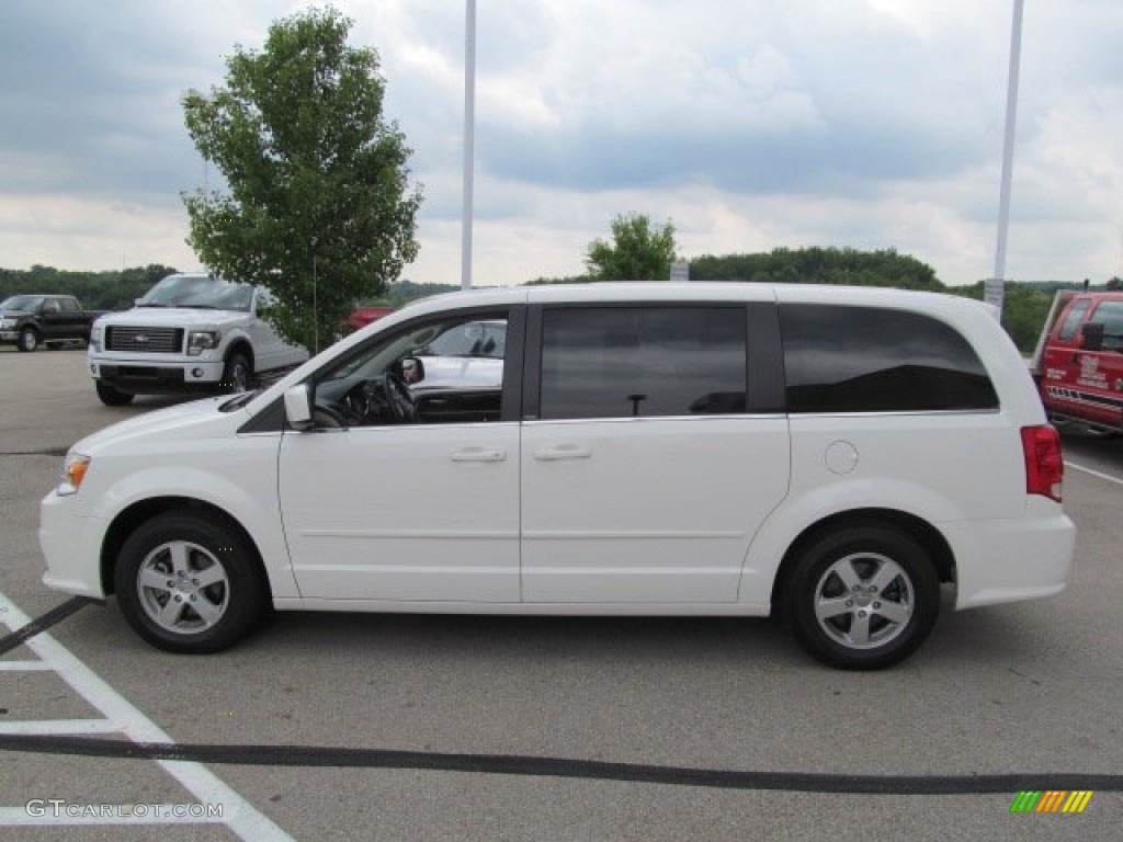 2012 Grand Caravan Crew - Stone White / Black/Light Graystone photo #7