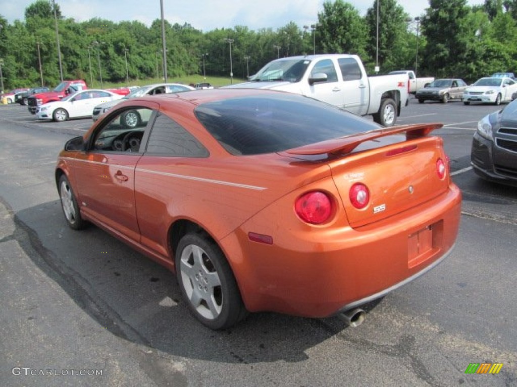 2007 Cobalt SS Coupe - Sunburst Orange Metallic / Gray photo #8
