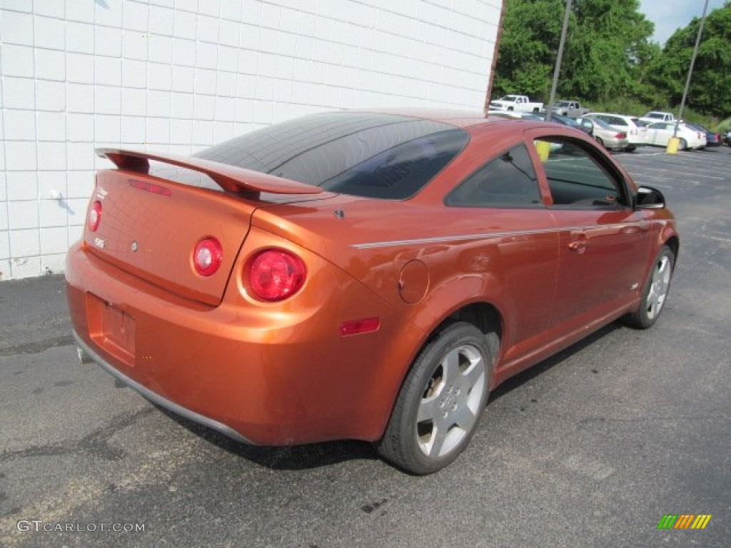 2007 Cobalt SS Coupe - Sunburst Orange Metallic / Gray photo #10