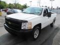 2008 Summit White Chevrolet Silverado 1500 Work Truck Regular Cab 4x4  photo #6