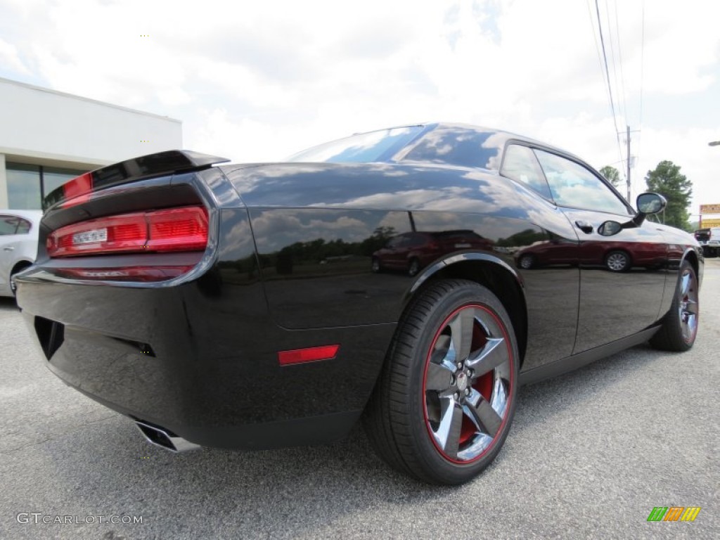 Pitch Black 2012 Dodge Challenger Rallye Redline Exterior Photo #67051521