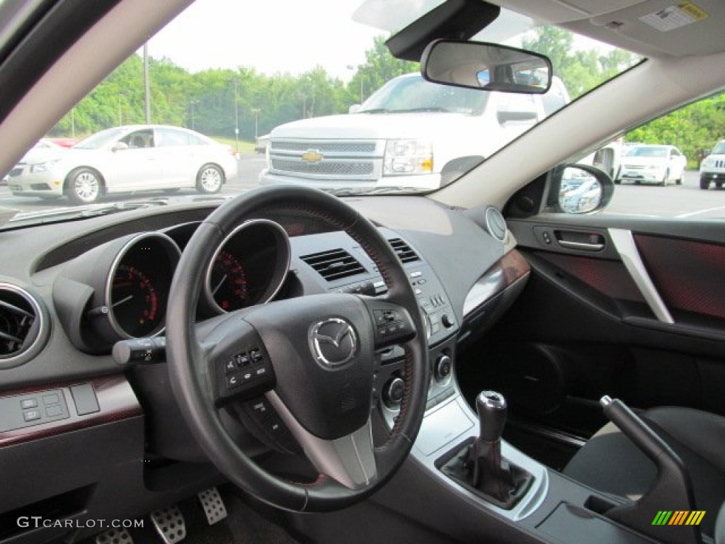 2011 Mazda MAZDA3 MAZDASPEED3 Black Dashboard Photo #67051917