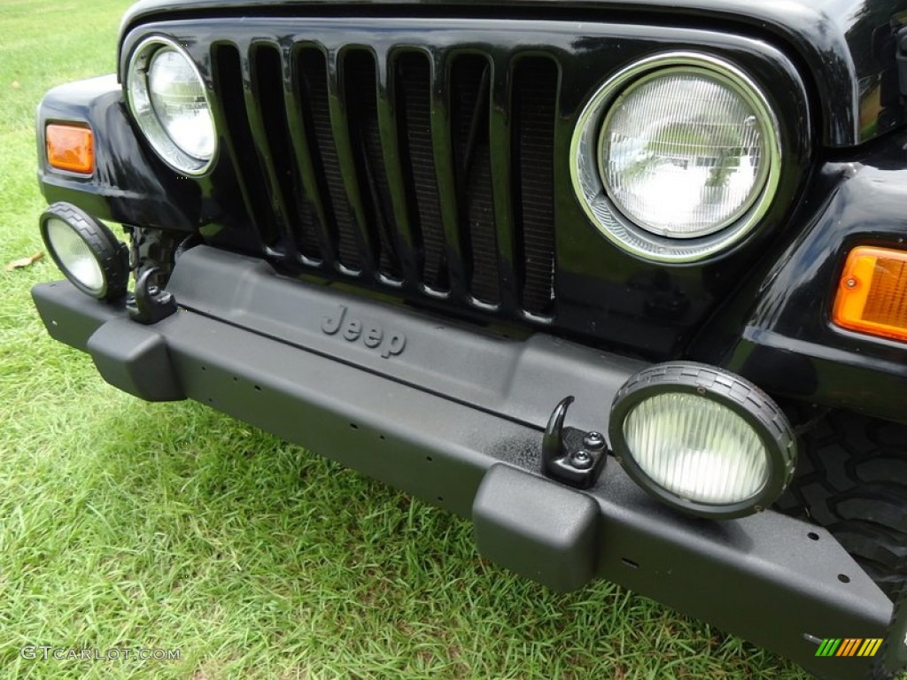 2000 Wrangler Sport 4x4 - Black / Agate photo #32