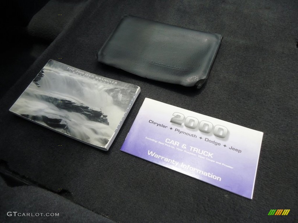2000 Jeep Wrangler Sport 4x4 Books/Manuals Photo #67052487