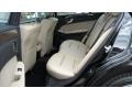 2012 Mercedes-Benz E Almond/Black Interior Rear Seat Photo