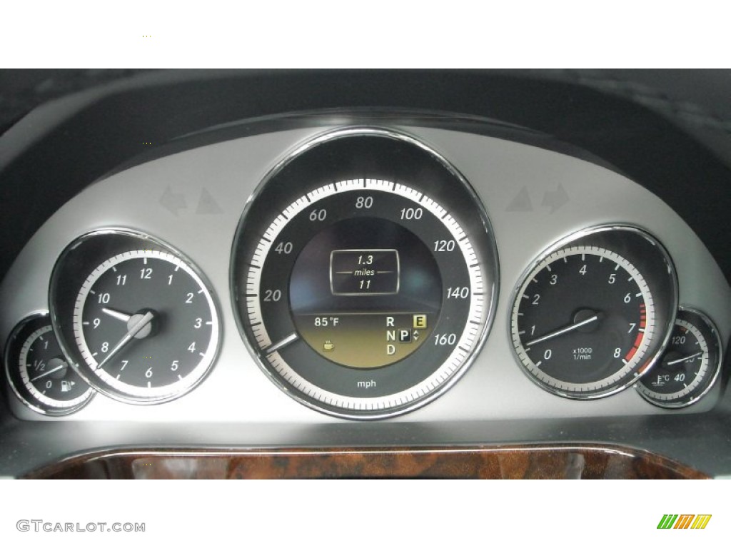 2012 Mercedes-Benz E 350 Sedan Gauges Photo #67053494
