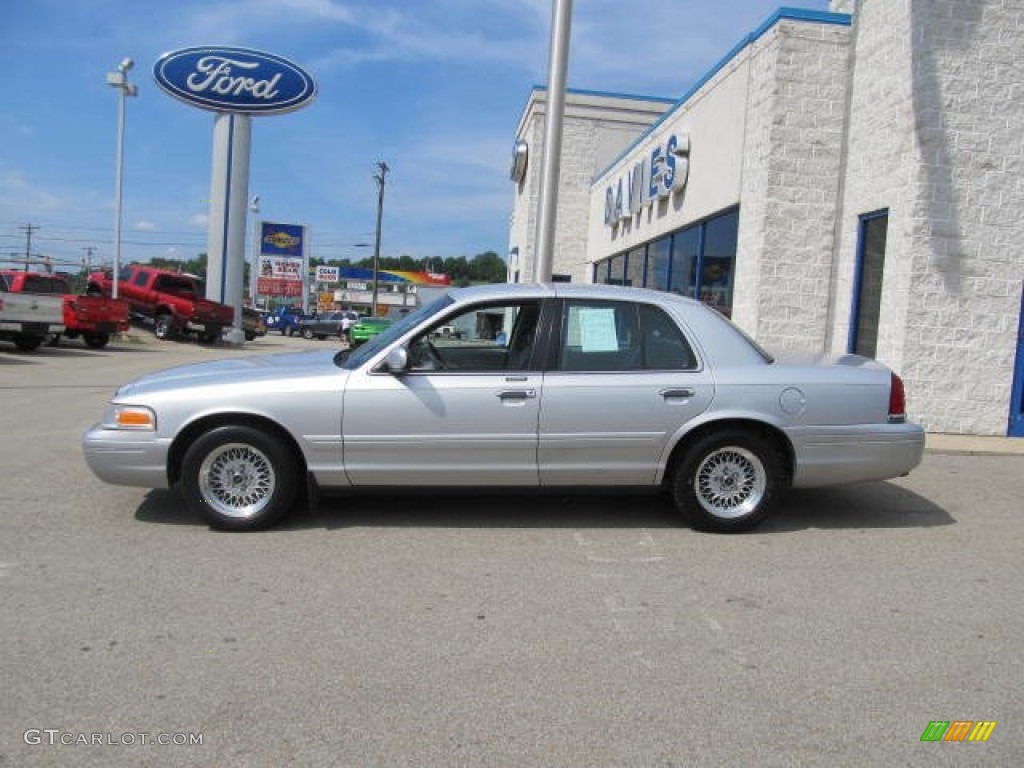 1998 Crown Victoria LX Sedan - Silver Frost Metallic / Light Graphite photo #2