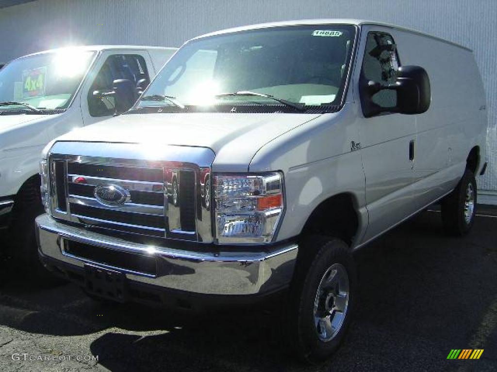 2008 E Series Van E250 Super Duty Cargo 4x4 - Silver Metallic / Medium Flint photo #1
