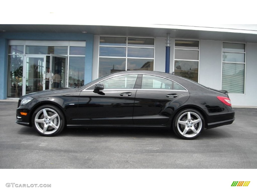 2012 CLS 550 Coupe - Black / Black photo #2