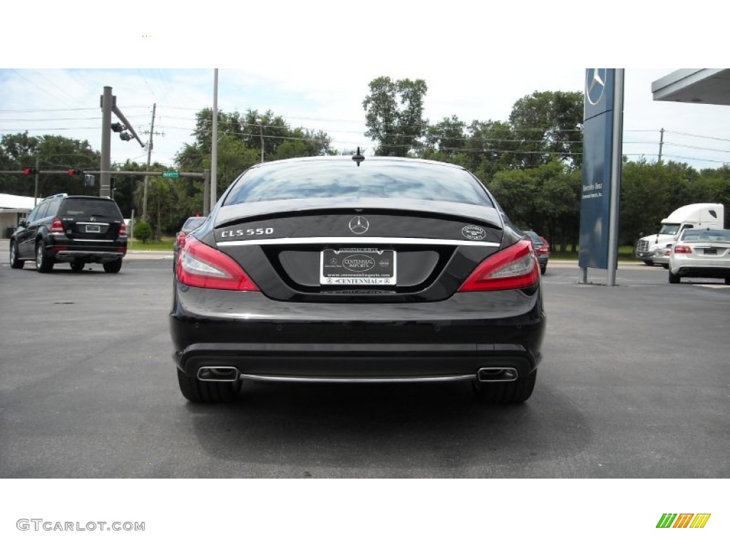 2012 CLS 550 Coupe - Black / Black photo #4