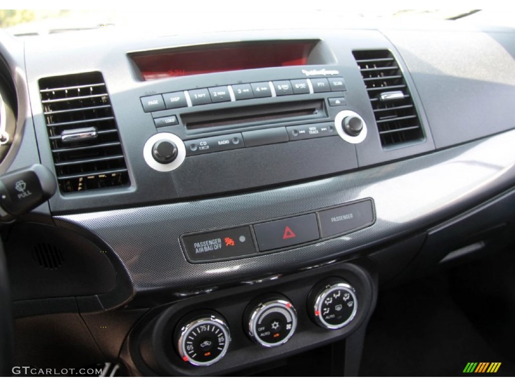 2010 Lancer Evolution GSR - Graphite Gray Pearl / Black Sport Fabric photo #16