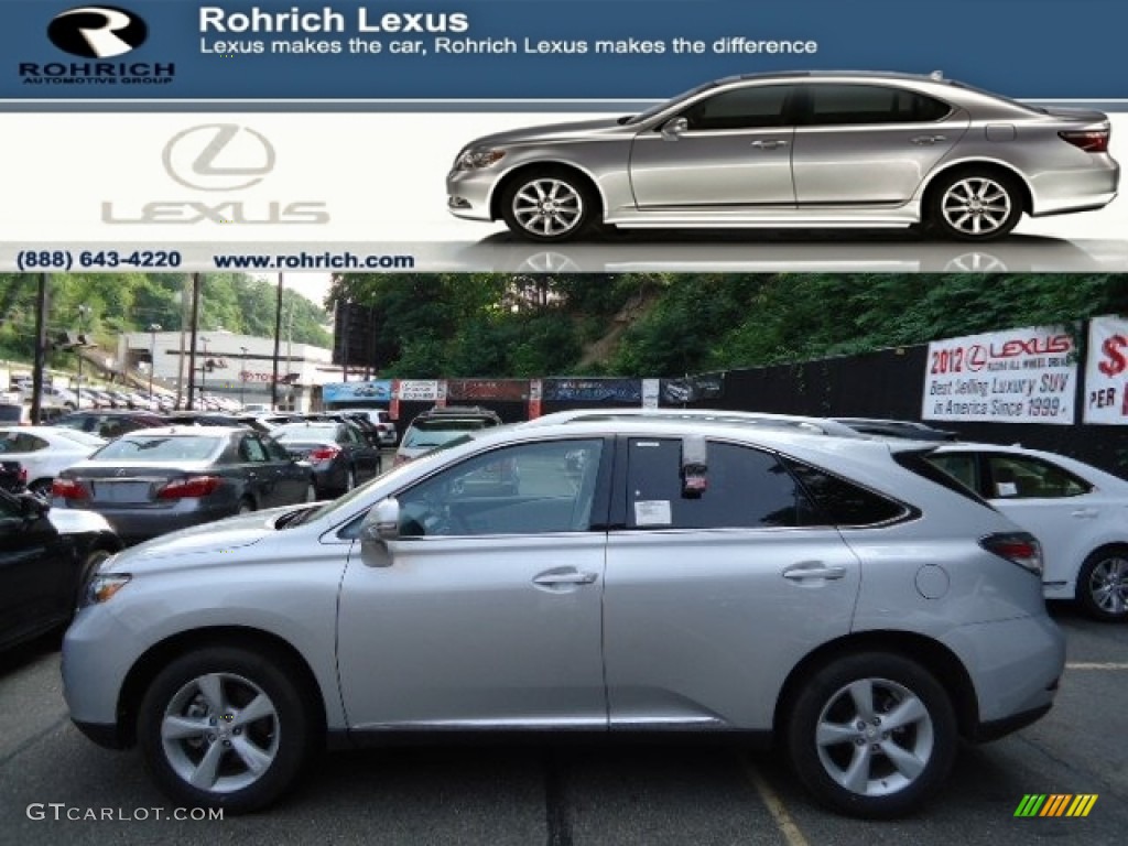 2012 RX 350 AWD - Tungsten Silver Metallic / Light Gray photo #1