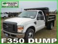 2008 Oxford White Ford F350 Super Duty Chassis  photo #1