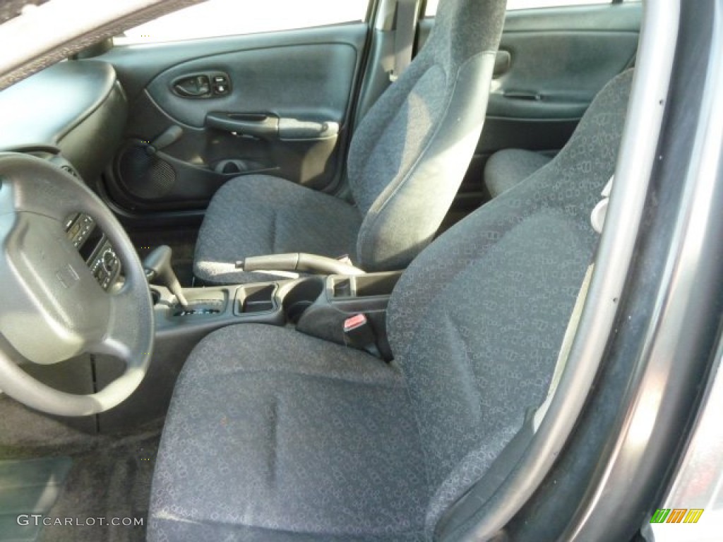 Black Interior 2002 Saturn S Series SL1 Sedan Photo #67057818