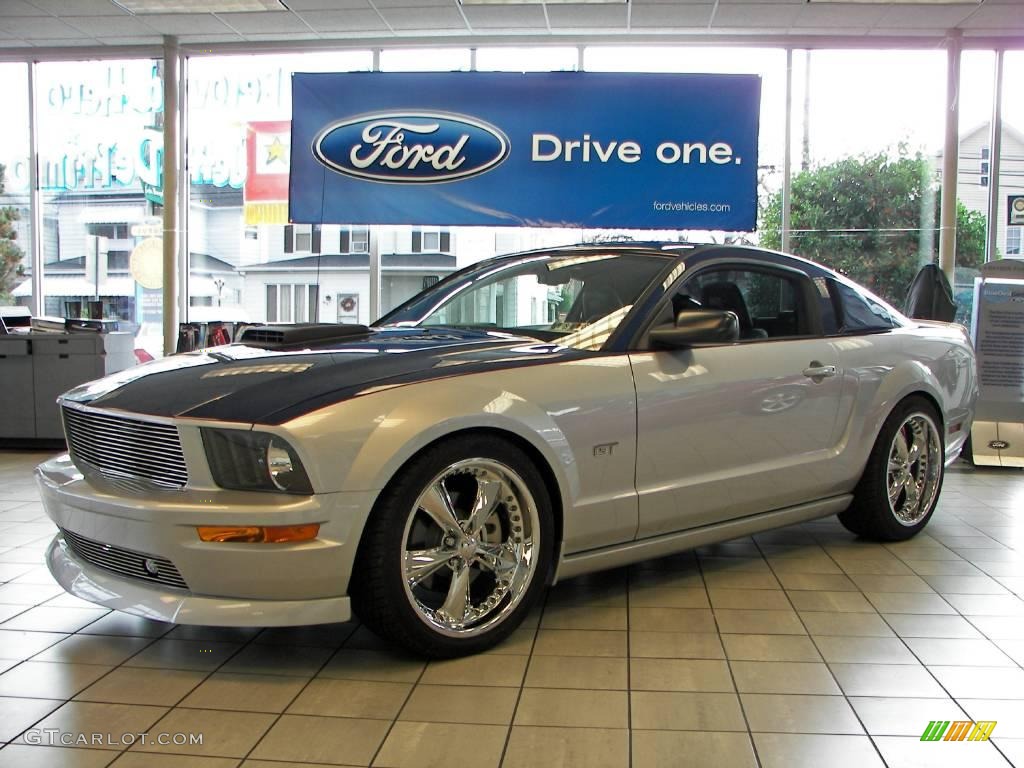 2008 Mustang GT Premium Coupe Regency Glassback - Vista Blue Metallic / Dark Charcoal photo #1
