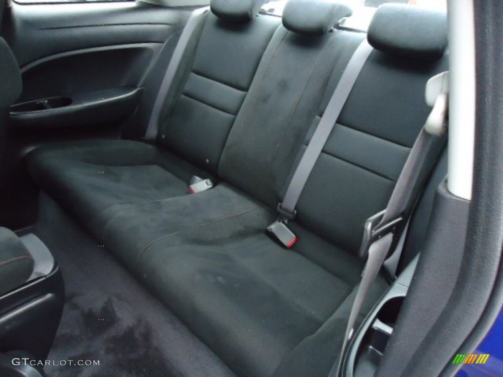 Black Interior 2007 Honda Civic Si Coupe Photo #67059168