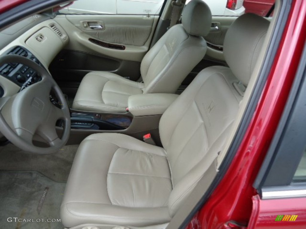 2000 Accord SE Sedan - Ruby Red Pearl / Ivory photo #11