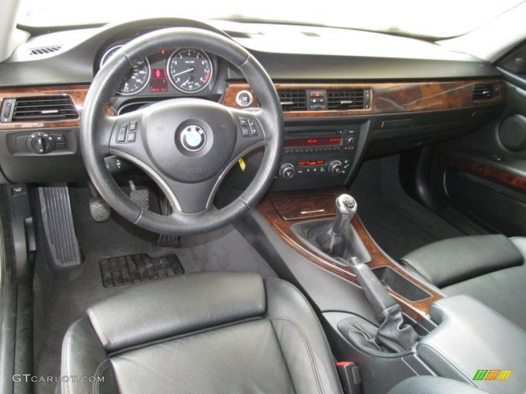 Black Interior 2007 BMW 3 Series 335i Coupe Photo #67060806