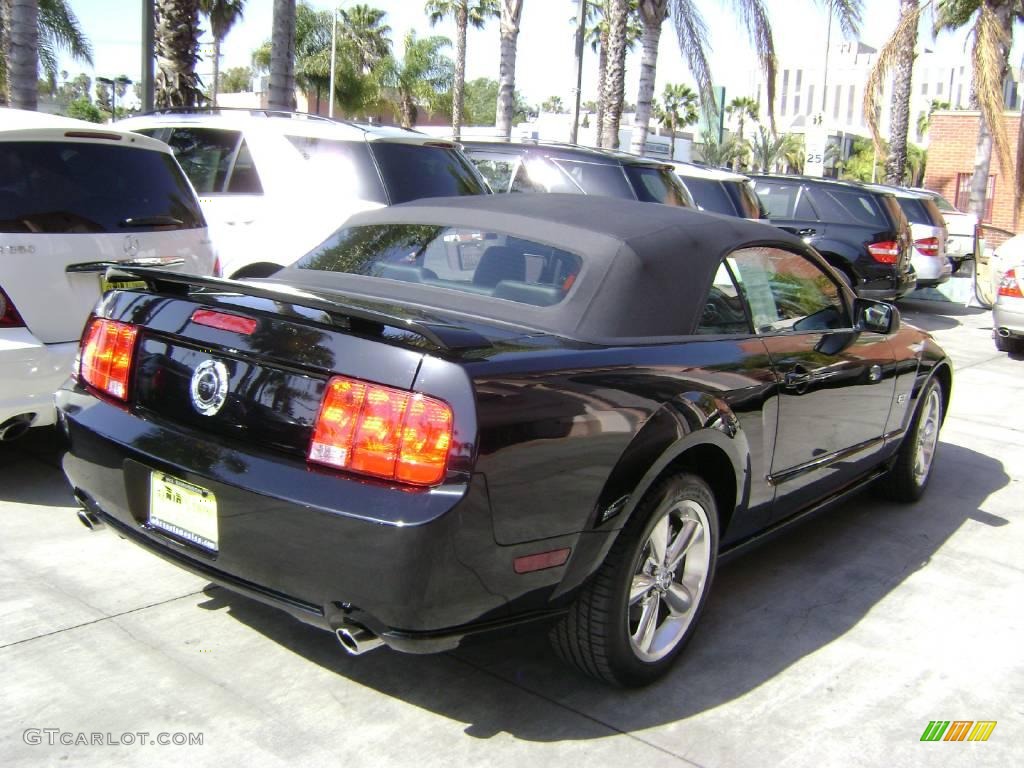 2008 Mustang GT Premium Convertible - Black / Dark Charcoal photo #3
