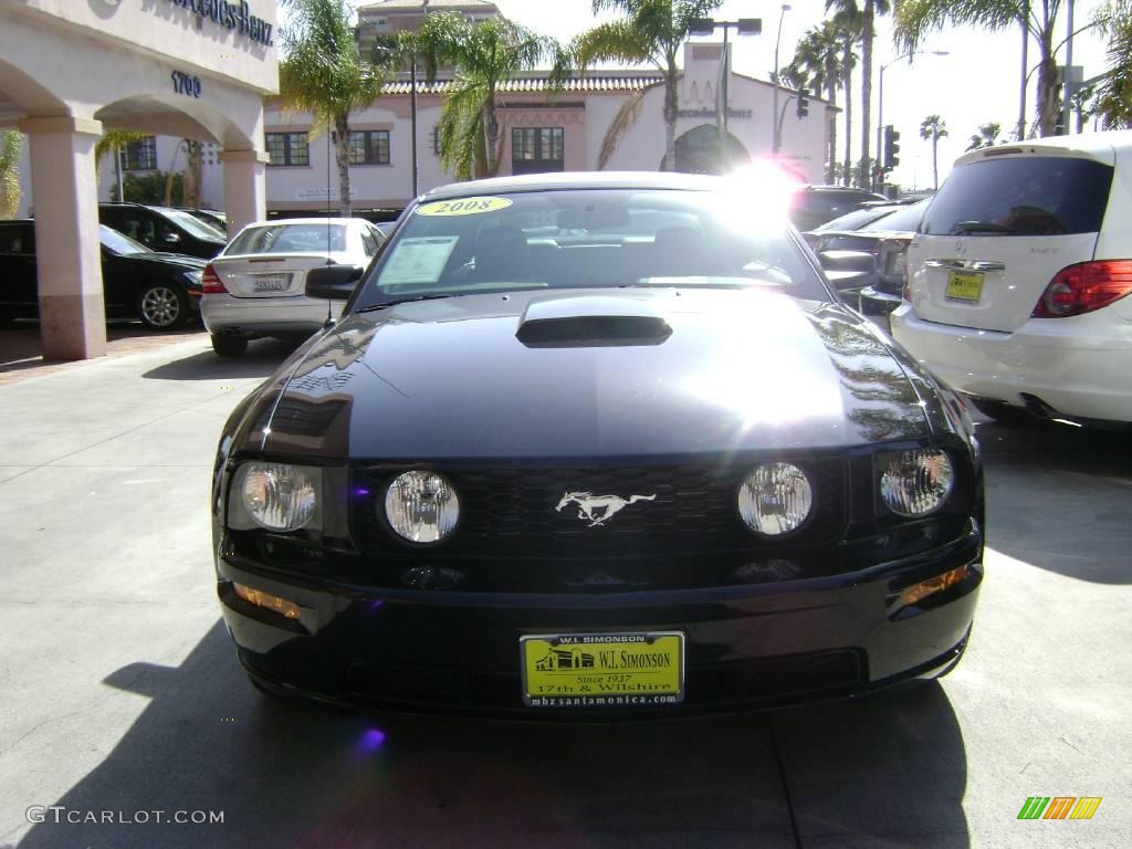 2008 Mustang GT Premium Convertible - Black / Dark Charcoal photo #5