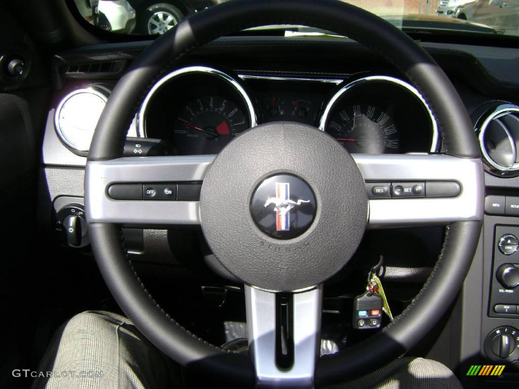 2008 Mustang GT Premium Convertible - Black / Dark Charcoal photo #11