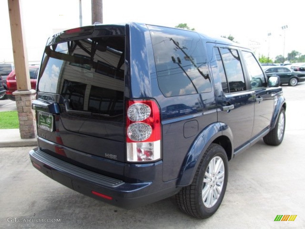 2012 LR4 HSE - Buckingham Blue Metallic / Almond/Nutmeg photo #6