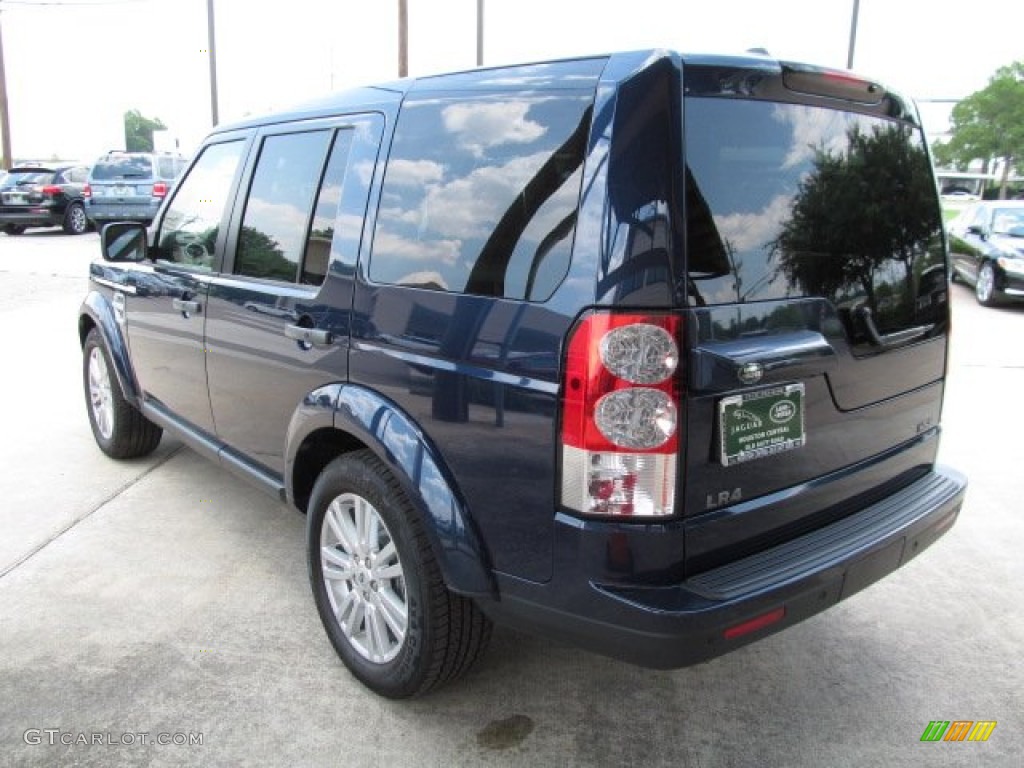 2012 LR4 HSE - Buckingham Blue Metallic / Almond/Nutmeg photo #8