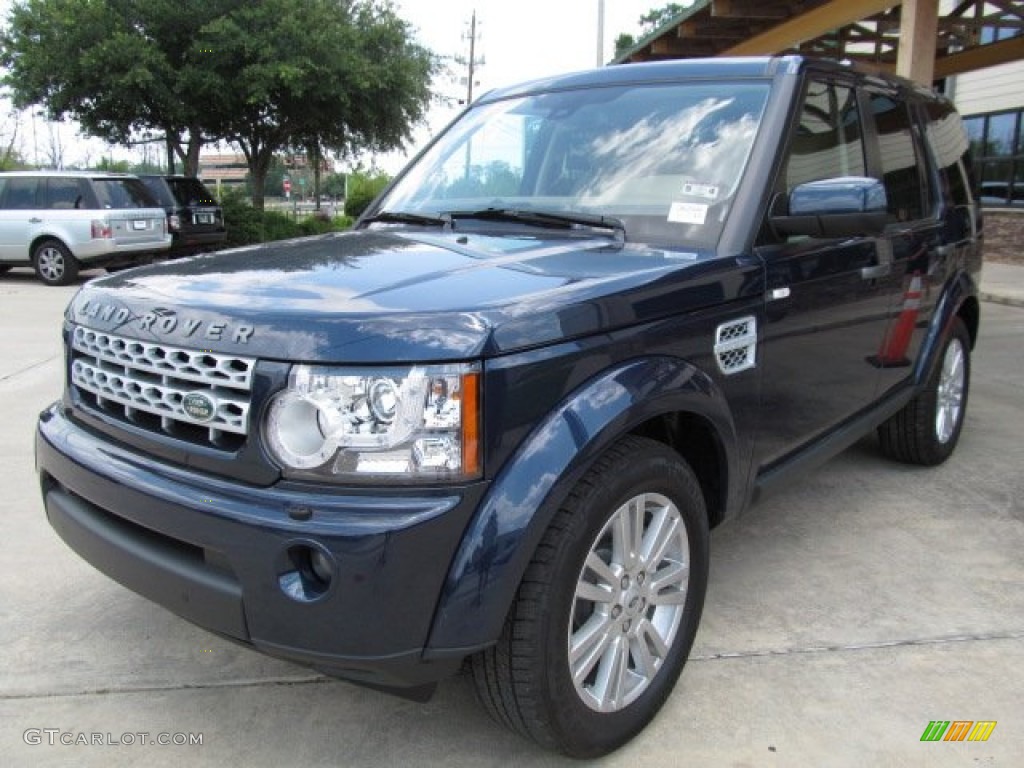 2012 LR4 HSE - Buckingham Blue Metallic / Almond/Nutmeg photo #9