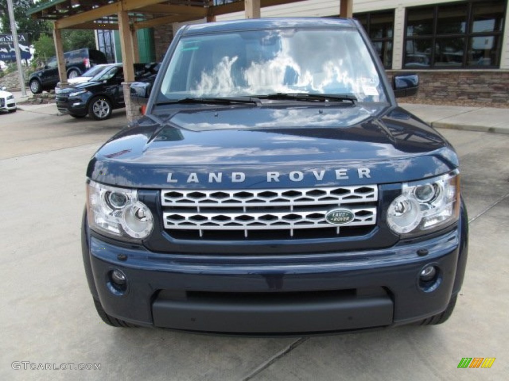 2012 LR4 HSE - Buckingham Blue Metallic / Almond/Nutmeg photo #10