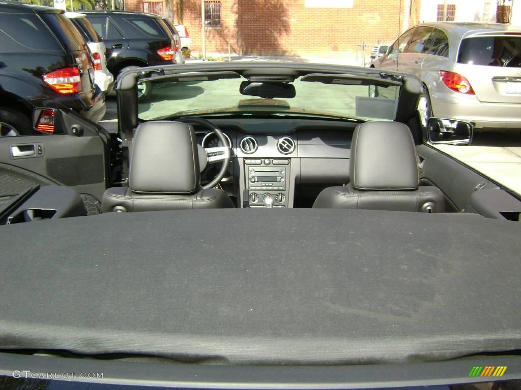 2008 Mustang GT Premium Convertible - Black / Dark Charcoal photo #15