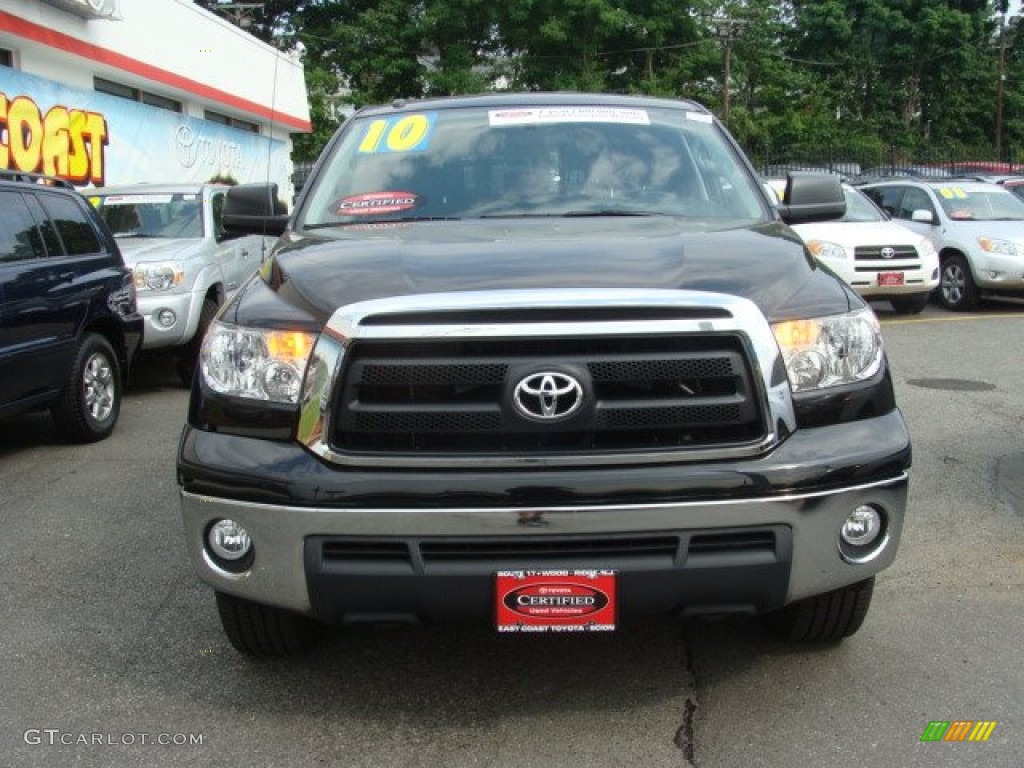 2010 Tundra TRD Double Cab - Black / Black photo #2