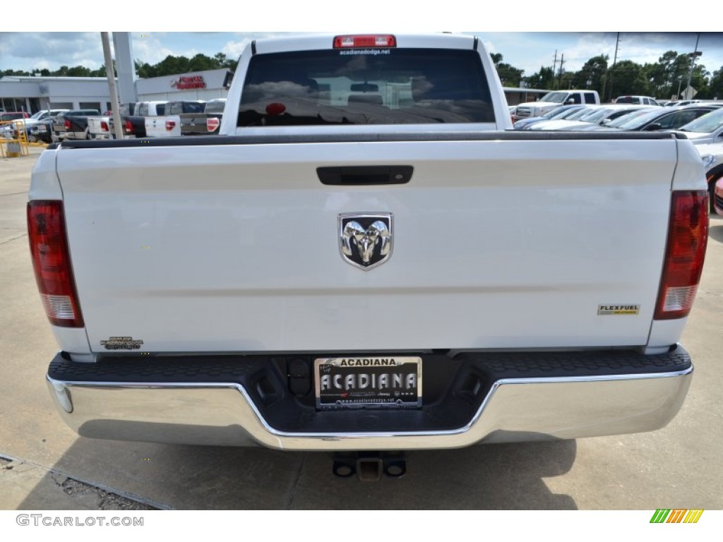 2011 Ram 1500 ST Quad Cab - Bright White / Dark Slate Gray/Medium Graystone photo #6