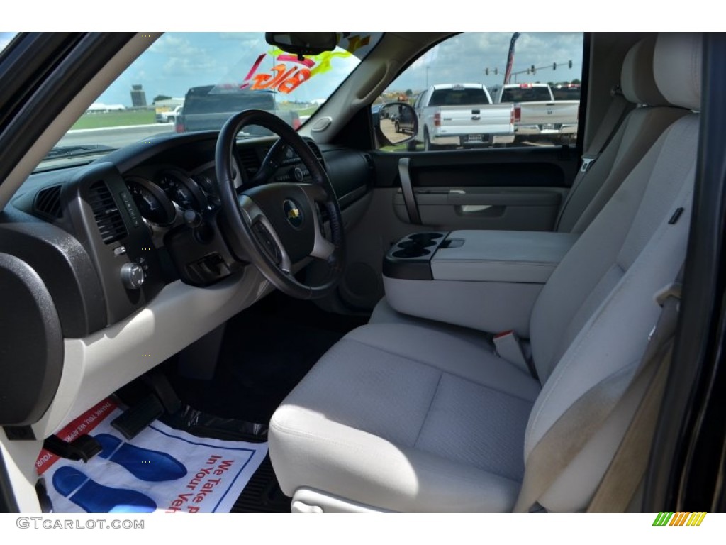 2011 Silverado 1500 LT Extended Cab - Black / Light Titanium/Ebony photo #18