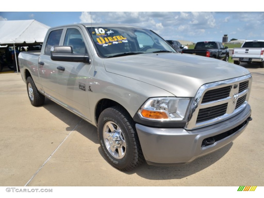 2010 Ram 2500 SLT Crew Cab - Austin Tan Pearl / Dark Slate/Medium Graystone photo #11